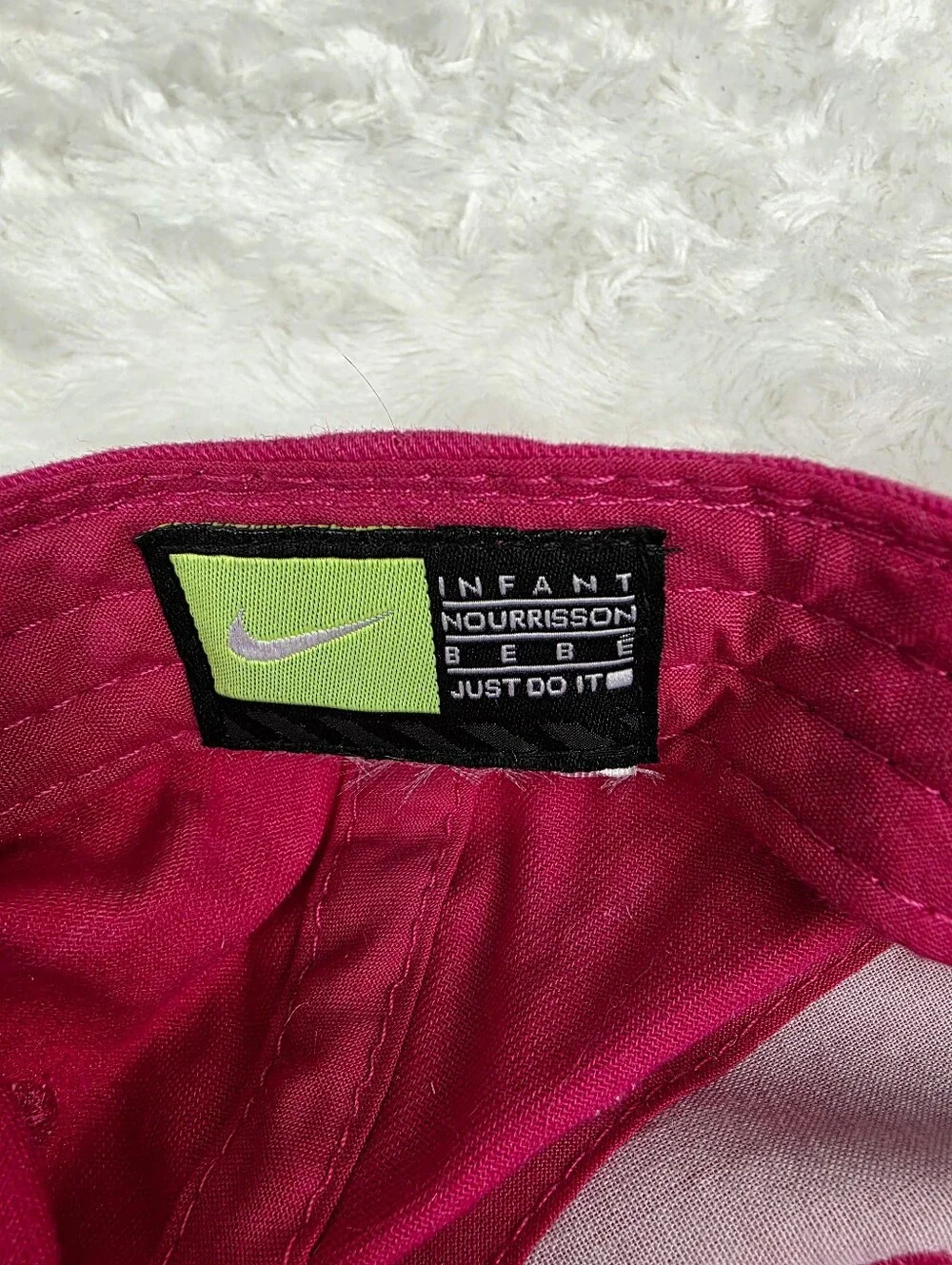 Nike Pink Swoosh Baseball Cap Infant
